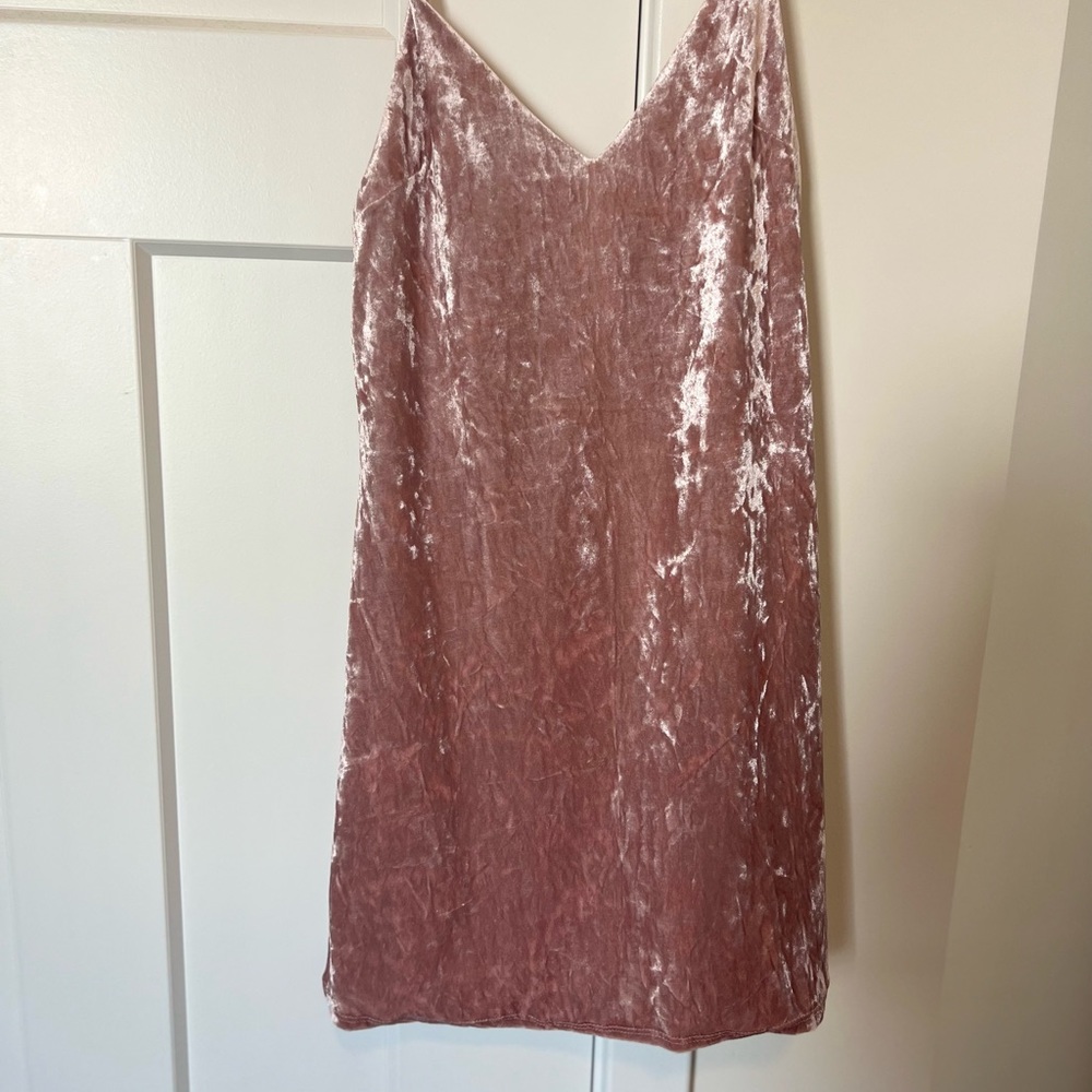 Lulus velvet mini dress